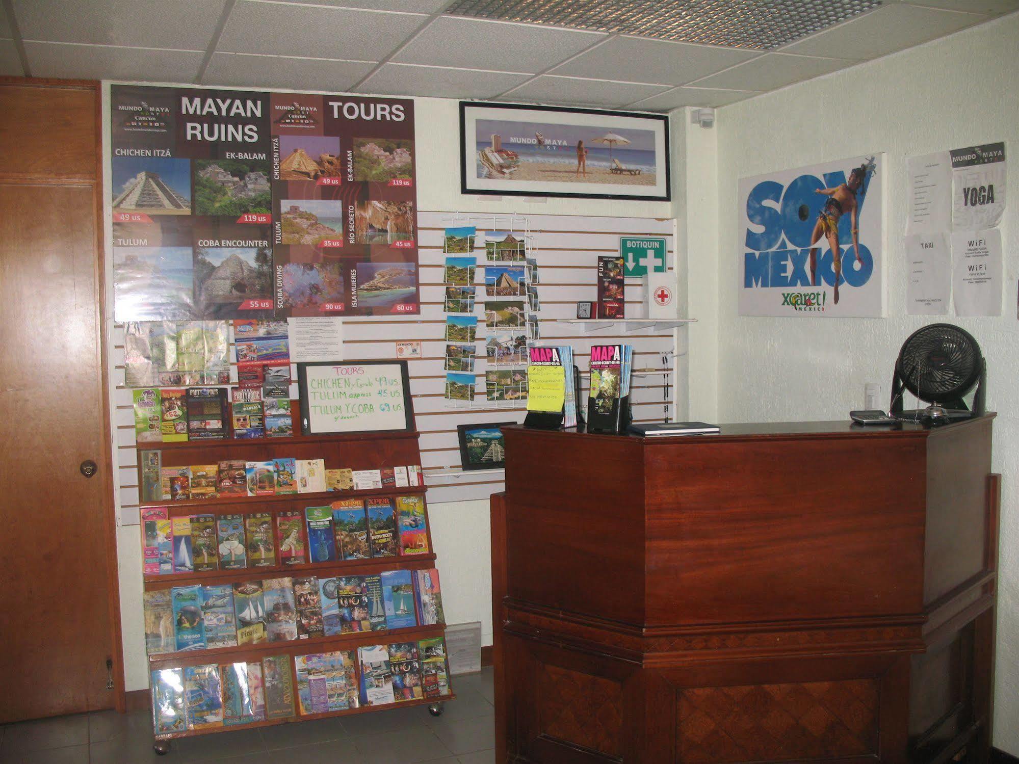 Hostel Mundo Maya แคนคูน ภายนอก รูปภาพ